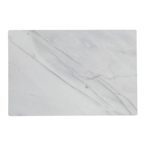 White marble Stone Grey Laminated Placemat