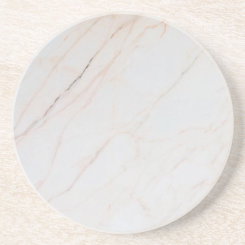 White Marble Stone Grey Sandstone Coaster