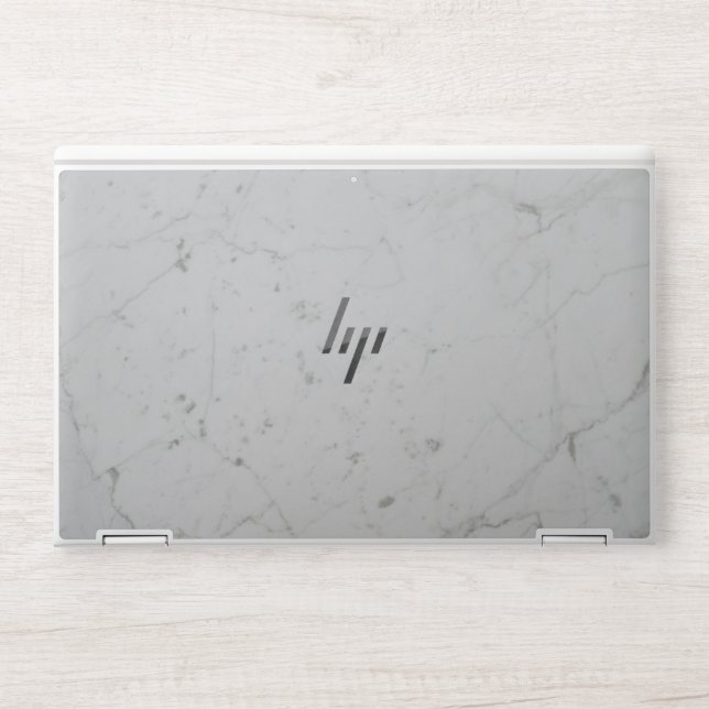 White Marble Stone HP EliteBook X360 1030 G3/G4 HP Laptop Skin (Front)