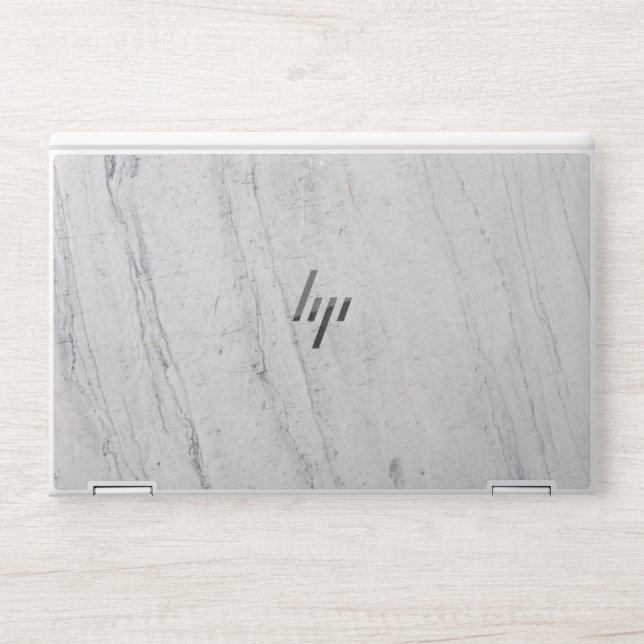 White Marble Stone HP EliteBook X360 1030 G3/G4 HP Laptop Skin (Front)