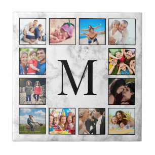 White Marble Stone Pattern Ceramic Tile