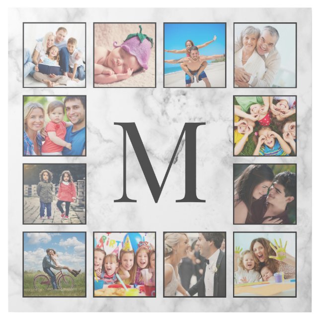 White Marble Stone Pattern Gallery Wrap (Front)