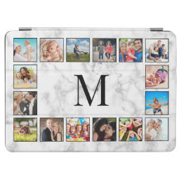 White Marble Stone Pattern iPad Air Cover