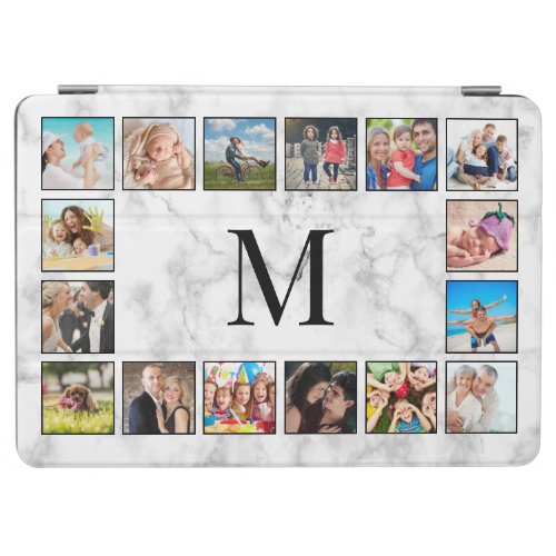White Marble Stone Pattern iPad Air Cover