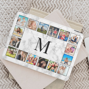 White Marble Stone Pattern iPad Pro Cover