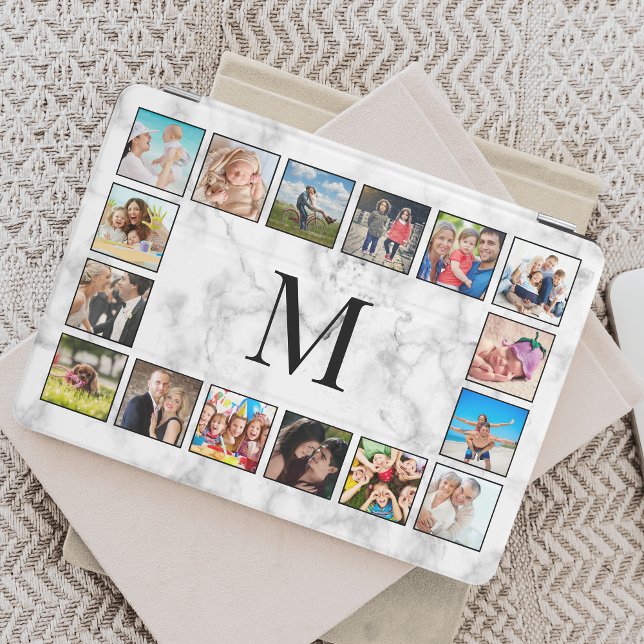 White Marble Stone Pattern iPad Pro Cover (Creator Uploaded)