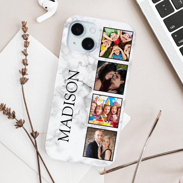 White Marble Stone Pattern Iphone Case (Creator Uploaded)