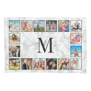 White Marble Stone Pattern Pillow Case