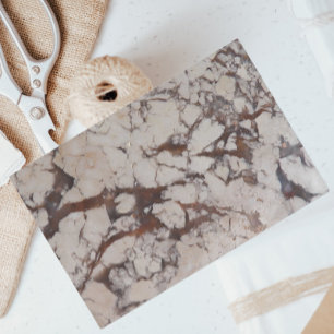 White Marble Stone Pattern Tissue Paper