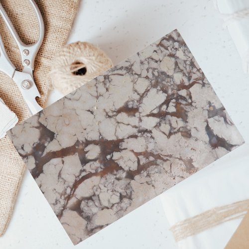 White Marble Stone Pattern Tissue Paper