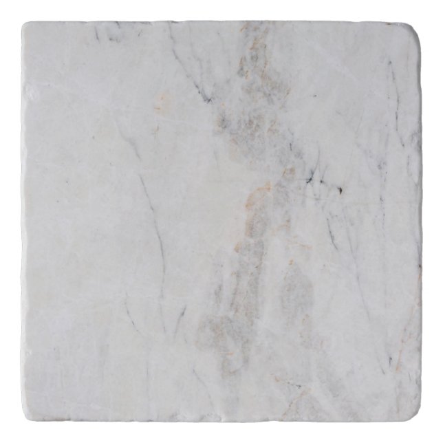 White Marble Stone Trivet (Front)