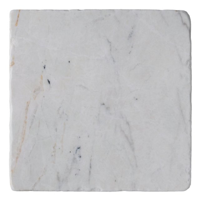 White Marble Stone Trivet (Front)