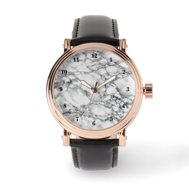 White Marble Stone Watch (Front)