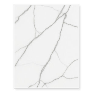 White Marble Temporary Tattoos