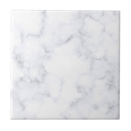 White Marble Texture Ceramic Tile