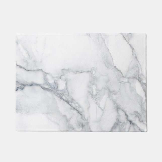 White marble texture doormat (Front)