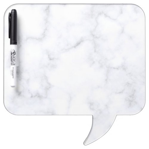 White Marble Texture Dry Erase Board