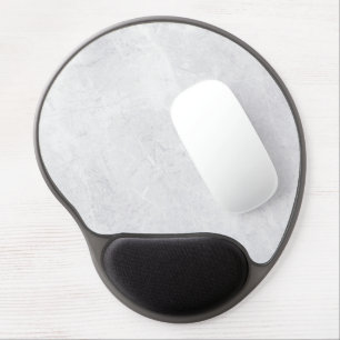White Marble Texture Gel Comfort Mouse Pad