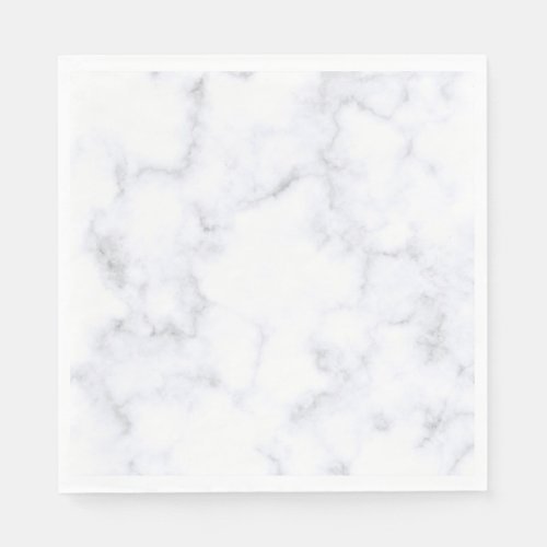 White Marble Texture Napkins