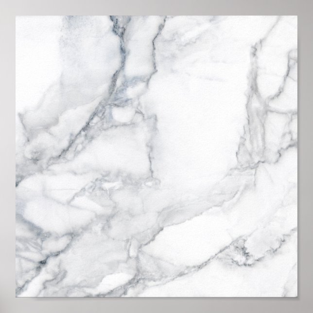 White marble texture poster (Front)