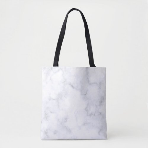 White Marble Tote Bag