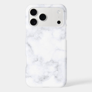 White Marble Trendy  iPhone 17 Pro Max Case