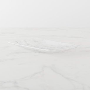White Marble Trinket Tray