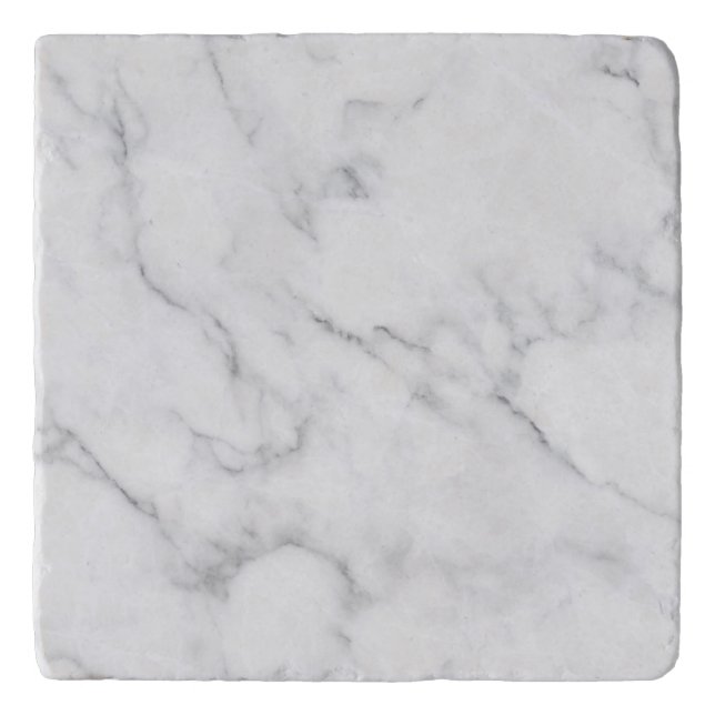 White Marble Trivet (Front)