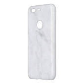 White Marble Uncommon Google Pixel Case (Back/Left)