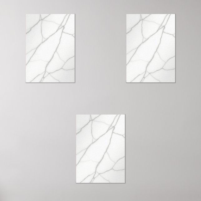 White Marble Wall Art Sets (Front)
