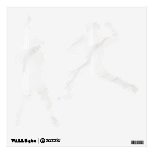 White Marble Wall Decal