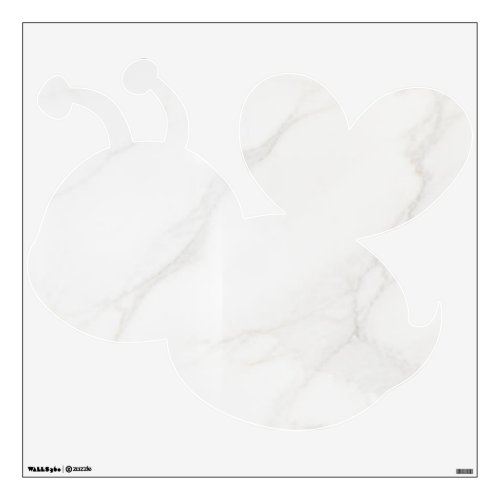 White Marble Wall Decal