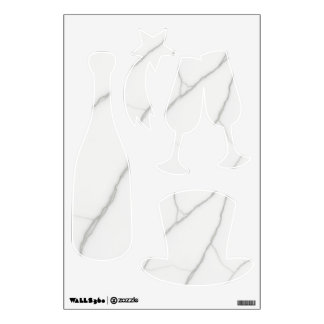 White Marble Wall Decal