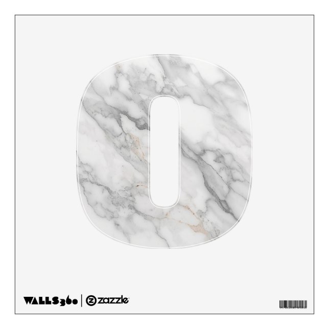 White Marble Wall Decal (Front)