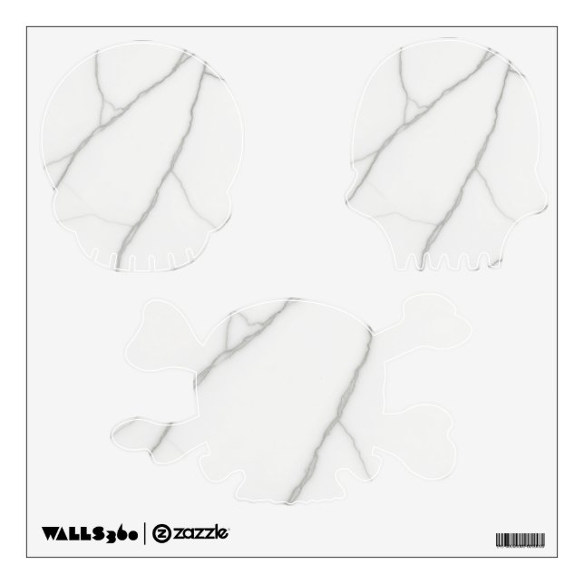 White Marble Wall Decal (Front)