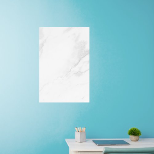 White Marble Wall Decal