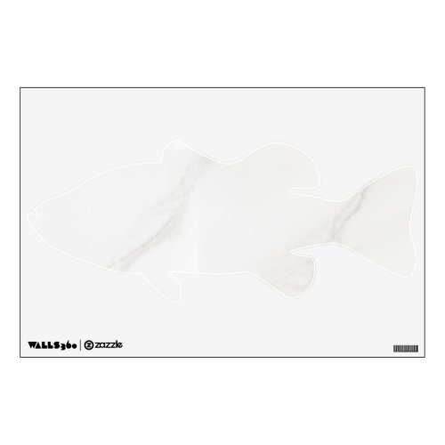 White Marble Wall Decal