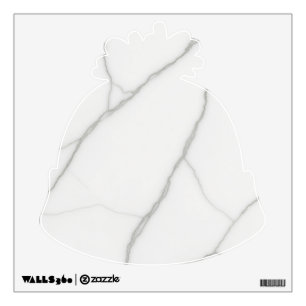 White Marble Wall Decal
