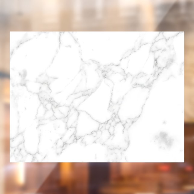 White Marble Window Cling (Sheet 2)