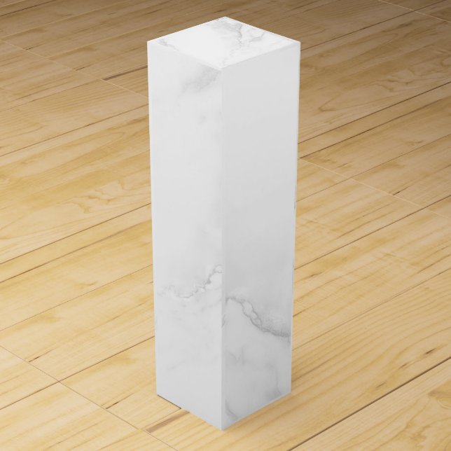 White Marble Wine Box (Front)