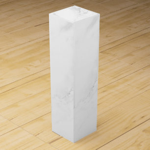 White Marble Wine Box