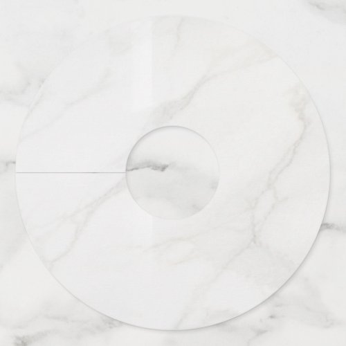 White Marble Wine Glass Tag