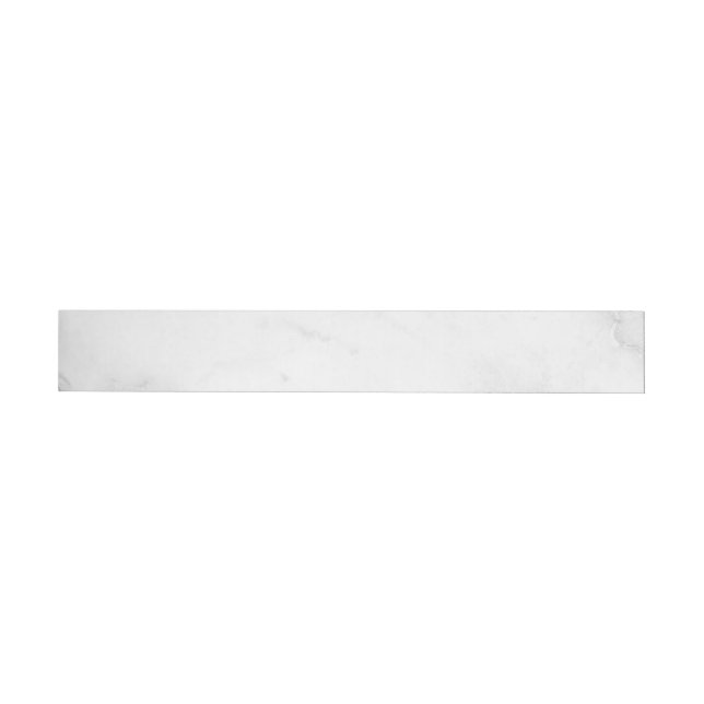 White Marble  Wrap Around Label (Individual)
