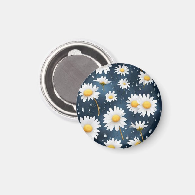 WHITE MARGARITAS BLUE FUND MAGNET (Front/Back)