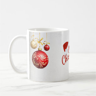 White Marry Christmas Mug