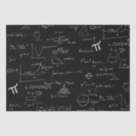 White Mathematic Formulas and Equations Dark Grey  Tissue Paper<br><div class="desc">Great mathematics tissue paper for your gift wrapping. Either for graduations,  birthdays or even teacher's appreciation day,  this tissue paper is the perfect complement to use in your gifts to your special math nerd person. Illustrated and designed by Patricia Alvarez.</div>