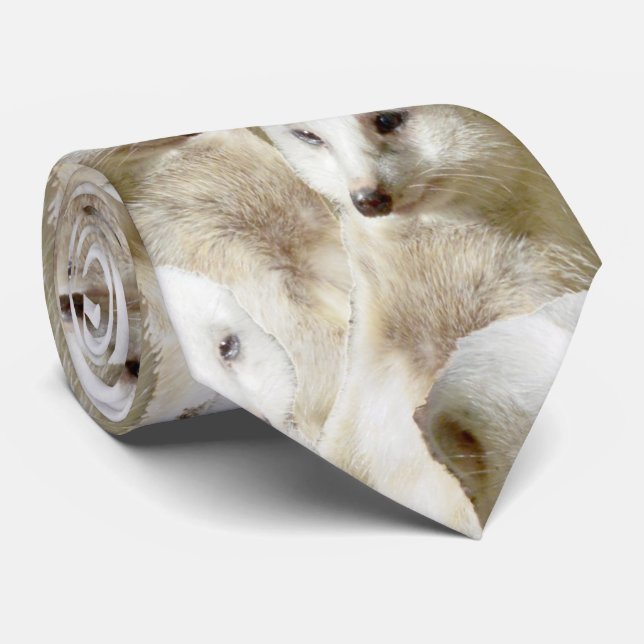 White Meerkats, Neck Tie (Rolled)