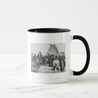 White Men (including Buffalo Bill) and Lakota Mug