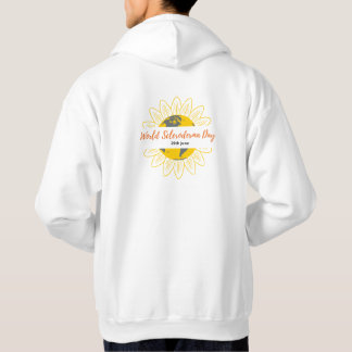 White Men's Hoodie - World Scleroderma Day