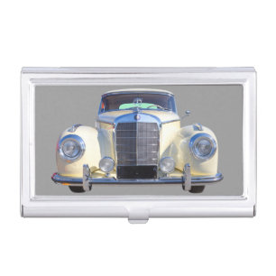White Mercedes Benz 300 Luxury Car Case For Business Cards